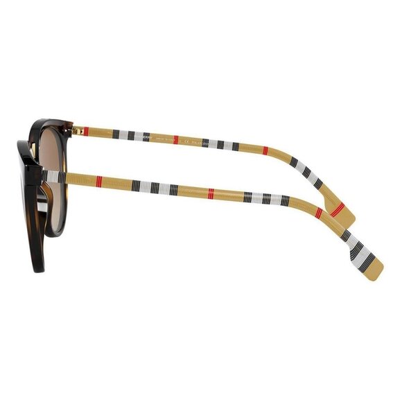 New Authentic  BURBERRY Willow Havana Polarised Round BE4316 3854T5 Sunglasses W - Picture 3 of 4